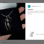 Mini Urn Cremation Jewelry Urn - Love Charms™ Option