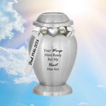 Your Wings Were Ready Pewter Mini Urn - Love Charms® Option
