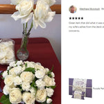 Purple Petals Peaceful Pillow® Water Burial Cremation Urn - Biodegradable Water Burial At Sea Urn - Wide River Urn