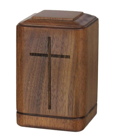 Christian Path Cross Keepsake Urn