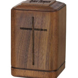 Christian Path Cross Keepsake Urn