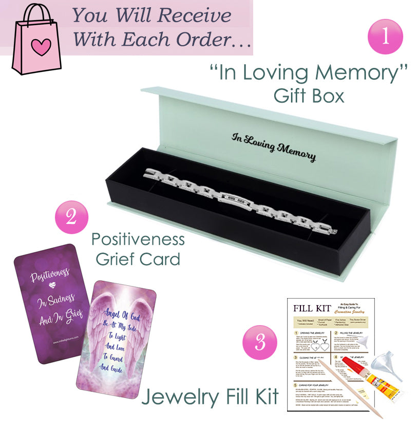 Forever In My Heart ~ Heart Bracelet Urn
