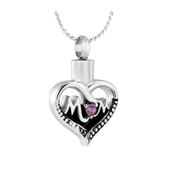 Mom Cremation Jewelry Urn - Love Charms™ Option