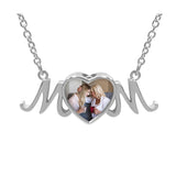 Mom Heart Photo Jewelry Urn Pendant - Love Charms® Option