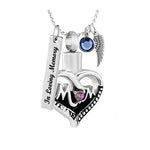 Mom Cremation Jewelry Urn - Love Charms™ Option