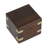 Monarch Brass Wood Keepsake Urn