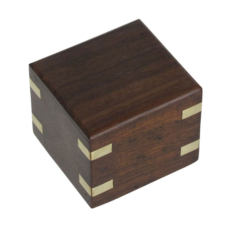 Monarch Brass Wood Keepsake Urn
