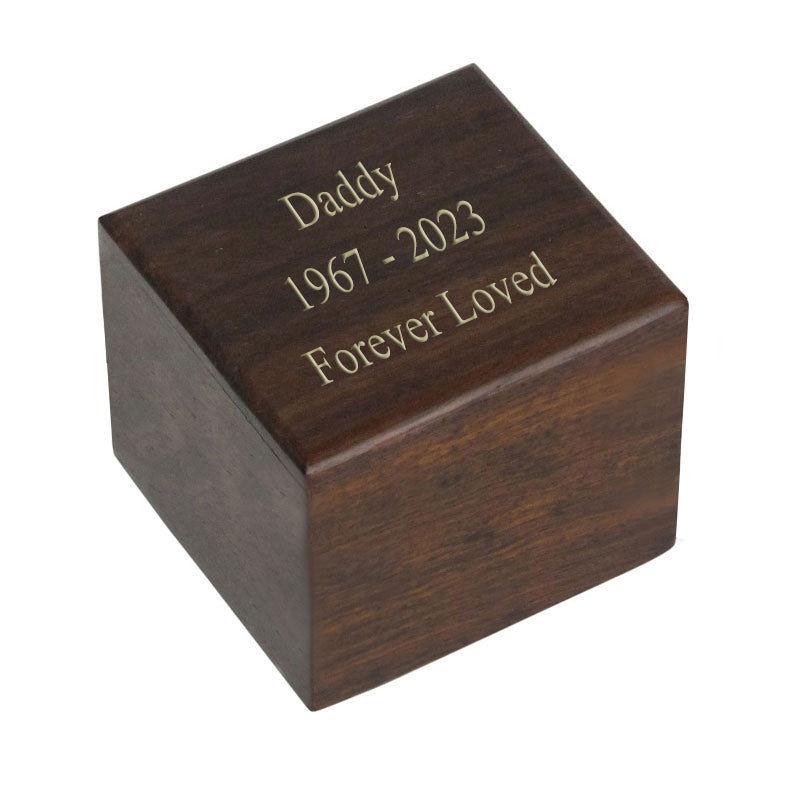 Monarch Wood Mini Keepsake Urn