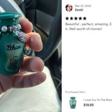 I Love You To The Moon And Back Mini Urn - Love Charms® Option