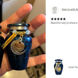 Love You to the Moon & Back Mini Urn - Love Charms™ Option