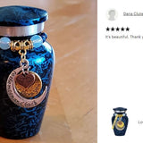 Love You to the Moon & Back Mini Urn - Love Charms™ Option