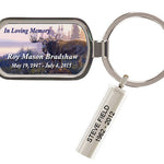 Moose At Sunrise Keychain Urn