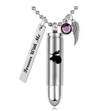Moose Head Bullet Pendant Urn - Love Charms™ Option