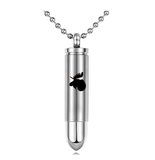Moose Head Bullet Pendant Urn - Love Charms™ Option 