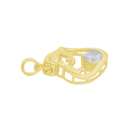 Mother and Child Gold Crystal Ash Urn