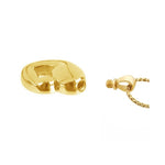 Mother & Child Gold Heart Pendant Urn - Love Charms Option