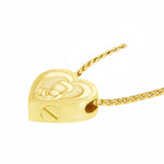Mother And Child 10KT Gold Heart Cremation Jewelry Urn - ORDER NOW
