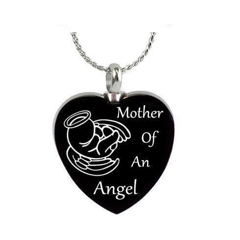 Mother Of An Angel Pendant Urn - Love Charms Option
