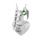 Mother of an Angel Stainless Ash Urn - Love Charms Option