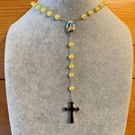 Mother of Mercy Rosary Necklace Urn