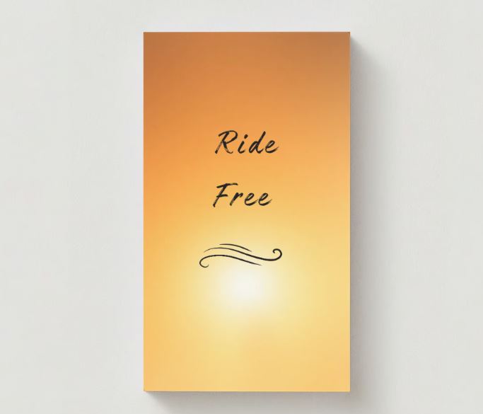 Motorcycle Rider Silhouette Ride Free Memorial Cards - Funeral  Cards - Celebration of Life Cards