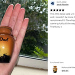Motorcycle Rider Silhouette Keepsake Urn - Love Charms® Option