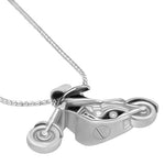 Chopper Motorcycle Ash Pendant Urn - Love Charms® Engraving Option