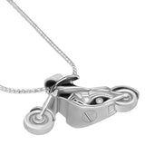 Chopper Motorcycle Ash Pendant Urn - Love Charms® Engraving Option