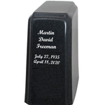 Sunset Fishing Marble Gray Adult Urn - Free Personalized Photo 