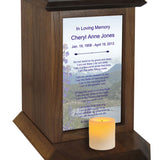 Mountain Home Poem Urn 