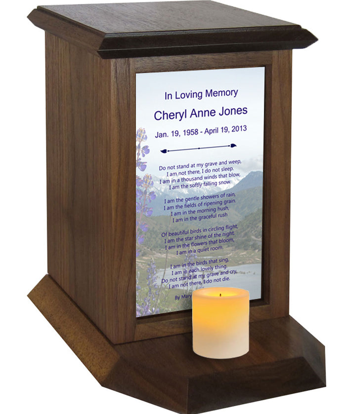 Mountain Home Poem Urn 