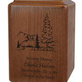 Mountain Scene Urn
