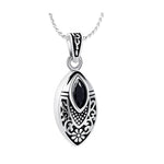 Mourning Crystal Teardrop Ash Jewelry Urn - Love Charms Option