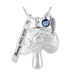 Mushroom Keepsake Ash Pendant Urn - Love Charms® Option