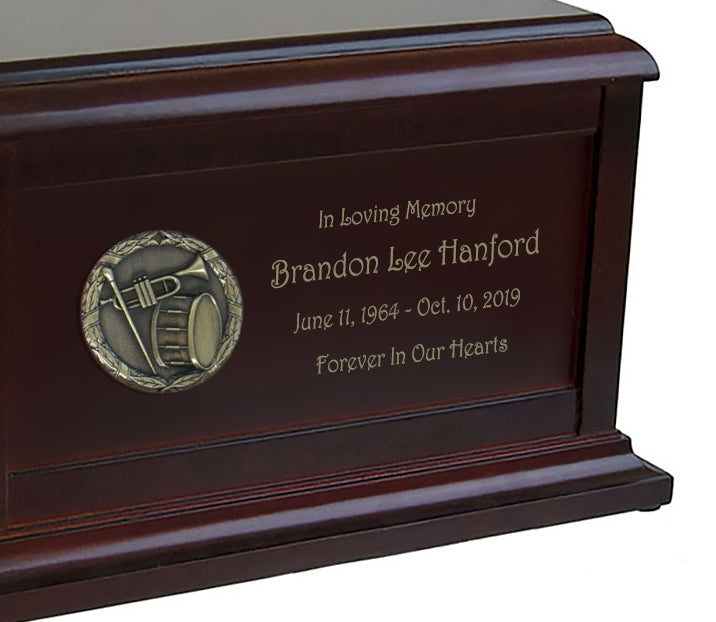 Band & Music Birch Cremation Urn
