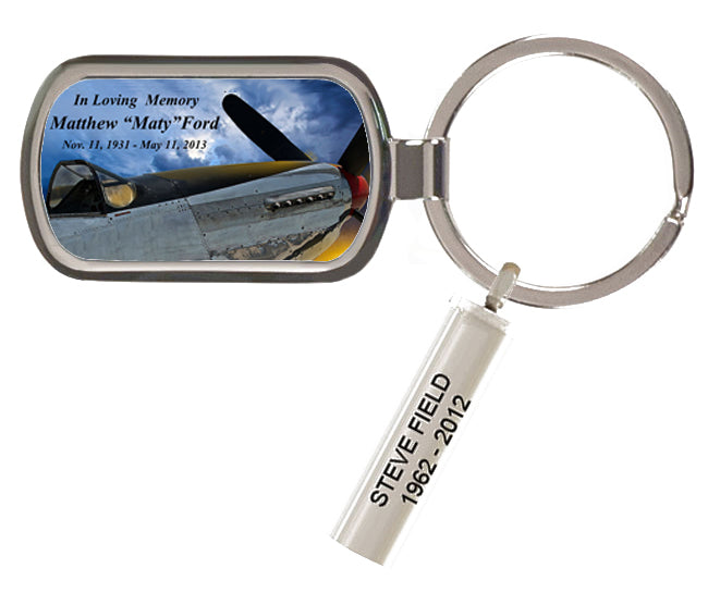 P-51 Memorial Keychain Keepsake