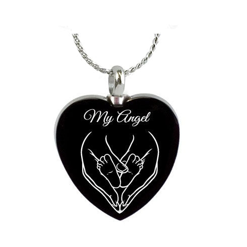 My Angel Pendant Urn - Love Charms Option