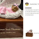 Child Girl Protective Angel Wings Urn