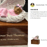 Child Girl Protective Angel Wings Urn