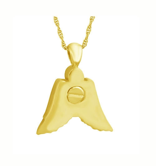 My Little Angel Gold Cremation Pendant Urn
