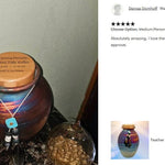Native American Style Raku Cremation Adult or Medium Urn - Personalization Option