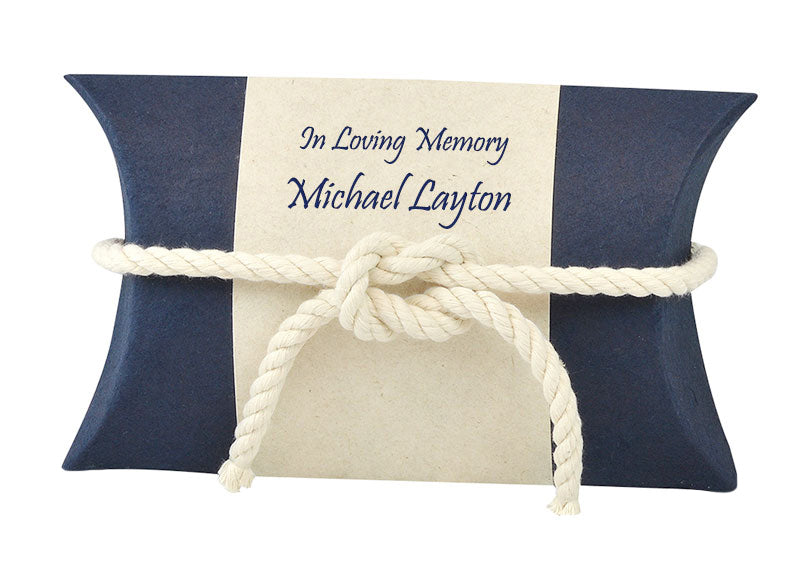 Nautical Peaceful Pillow® Water Burial Cremation Urn - Biodegradable Water Burial At Sea Urn - Wide River Urn