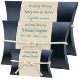 Nautical Peaceful Pillow® Water Burial Cremation Urn - Biodegradable Water Burial At Sea Urn - Wide River Urn
