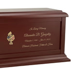 US Navy Anchor Sailor Cremation Urn - Adult Wood Urn