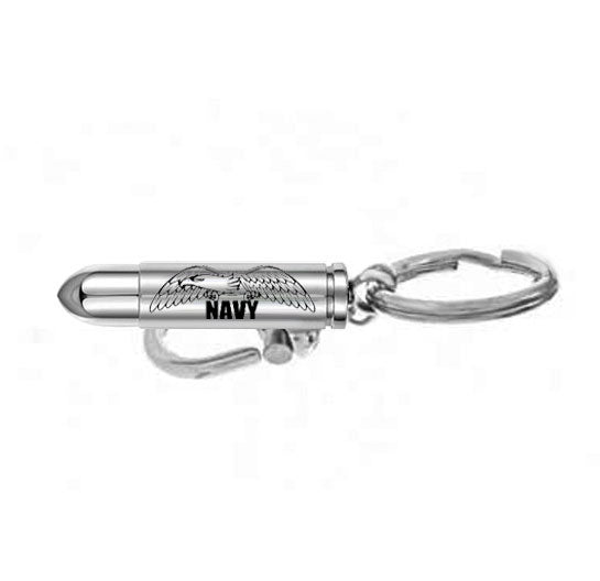 NAVY Bullet Eagle Keychain Urn
