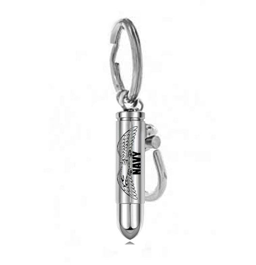 US NAVY Bullet Eagle Keychain Urn