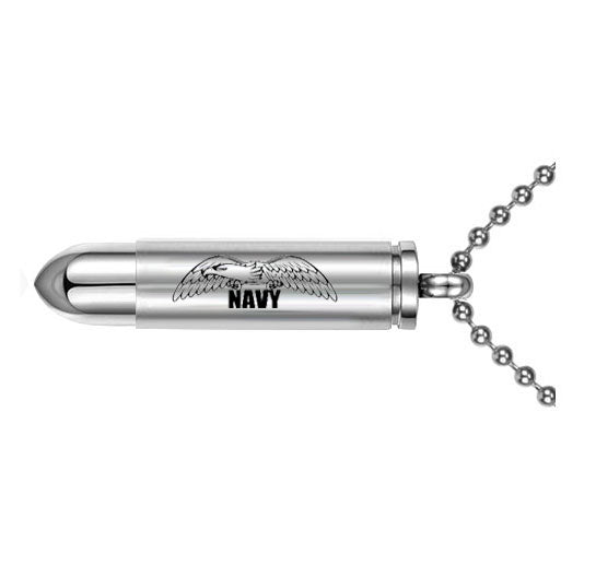 NAVY Bullet Eagle Pendant Urn