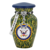 US Navy Camouflage Mini Urn - Love Charms® Option