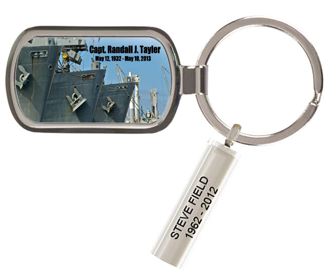 Custom Made World War ll Ships Keychain Keepsake