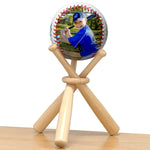 Photo Baseball Oak Youth Cremation Urn - Unique Baseball Bats Stand